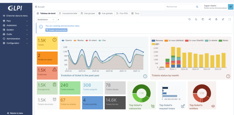 ITSM ITAM GLPI : gestion de parc informatique et services IT